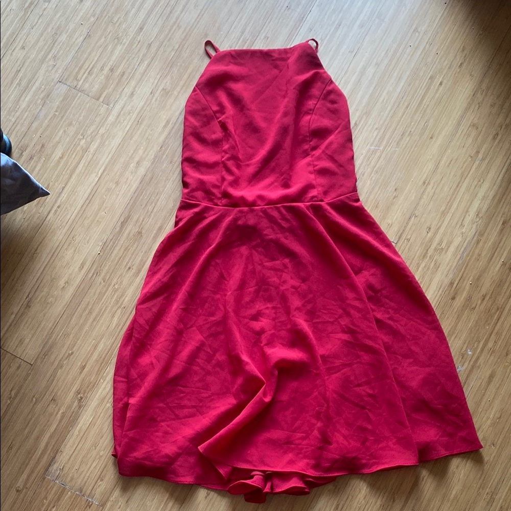 Red Sleeveless Dress